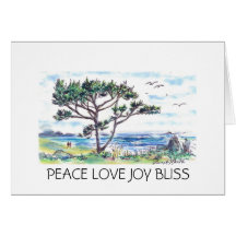 BEACH WALK GREETING CARD