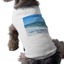 Beach Waves III Dog Tee