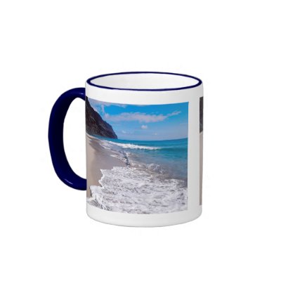 Beach Wedding Backdrop Coffee Mugs by WeddingPostage