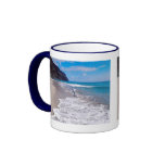 Beach Wedding Backdrop mugs