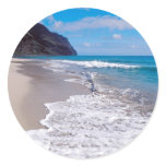 Beach Wedding Backdrop Sticker