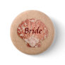 Beach Wedding Bride Button