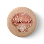 Beach Wedding Bridesmaid Button
