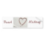 Beach Wedding Bumper Stickers