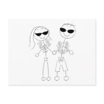 Beach Wedding Couple