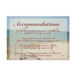 Beach Wedding Enclosure Cards - Beach Staircase Invitations