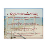 Beach Wedding Enclosure Cards - Beach Staircase Invite