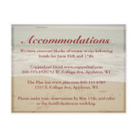 Beach Wedding Enclosure Cards - Rocky Beach Custom Announcements