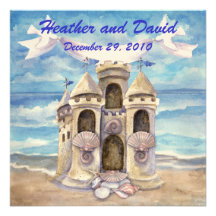 Beach Wedding Invite