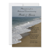 Beach Wedding Rehearsal Dinner Invitation