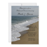 Beach Wedding Rehearsal Dinner Invitation