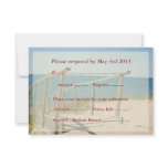 Beach Wedding Reply Cards - Beach Staircase Personalized Announcement