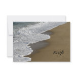 Beach Wedding RSVP Response Card Custom Invitation