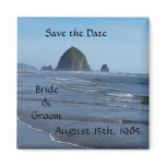 Beach Wedding Save the Date Magnets