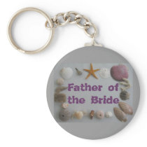 Beach Wedding/Sea Shells Keychain