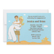 Beach Wedding Shower Invitation