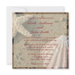 Beach Wedding Square Invitation - Starfish & Shell