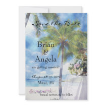 Beach Wedding STD Announcement