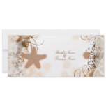 Beach wedding theme ~ elegant party custom invites
