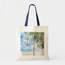 Beach Wedding Tote Bag