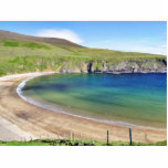 Beach With Beautiful Green Hills Acrylic Cut Outs