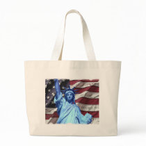 Beachbag Flag & Statue of Liberty