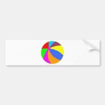 Beachball Bumper Stickers