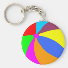 Beachball Keychains