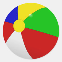 Beachball Stickers
