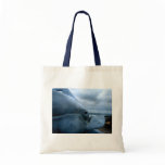 Beached Blue Tote Bags