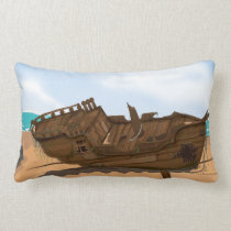 Beached Shipwreck pillows