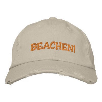 Beachen Hat Embroidered Baseball Cap by DreamPort