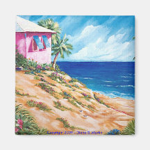 Beachhouse Fridge Magnets