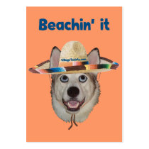 Beachin It Beach Dog