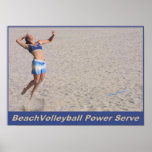 BeachVolleyball Power Serve Print