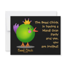 Bead Chick - Green Invite