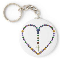Bead Rosary #1 Key Chains