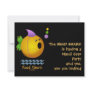 Bead Shark - Gold Personalized Invitation