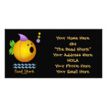 Bead Shark - Gold Customized Photo Card