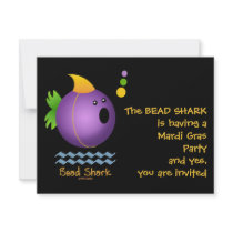 Bead Shark - Purple Personalised Announcement