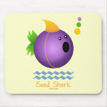 Bead Shark - Purple Mousemat
