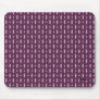 Beaded Curtain 70s Design Plum Mouse Mats