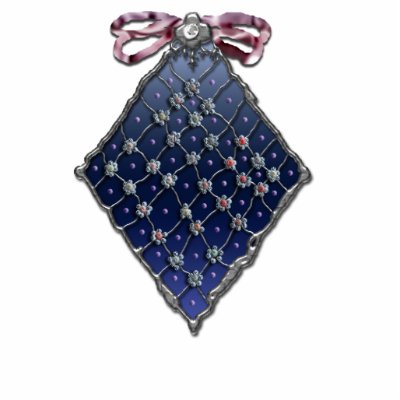 beaded glass diamond photo cutouts by wolffreeborn