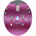 beaded holiday ball photo sculptures