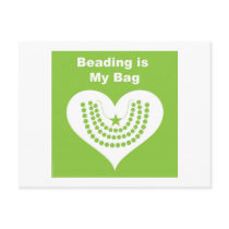 Beading Bag Postcard