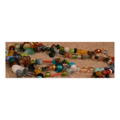 Beads 2 Bookmark Business Card by codfishlady