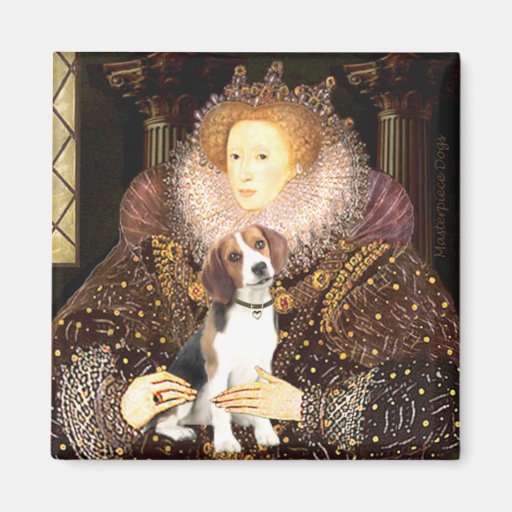 Beagle 1 - Queen Elizabeth I Magnet