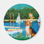 Beagle 1 - Sailboats Magnet