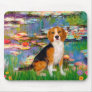 Beagle 7 - Lilies 2 Mouse Pads