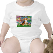 Beagle 7 - Lilies 2 T Shirt